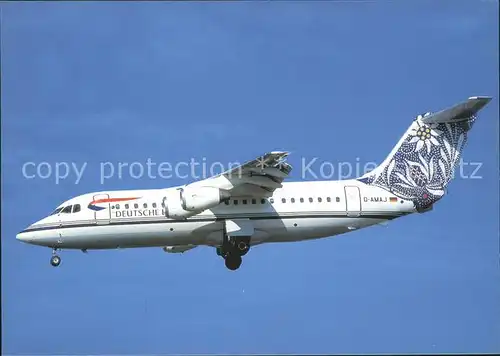 Flugzeuge Zivil Deutsche Ba BAe 146 200 D AMAJ c n E2028 Kat. Flug