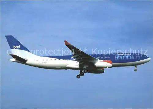 Flugzeuge Zivil British Midland A330 243 F WWKL c n 398 Kat. Flug