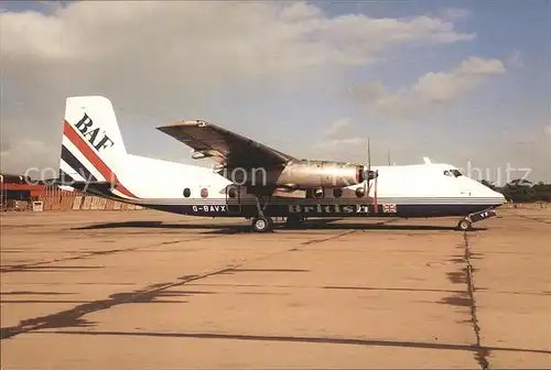 Flugzeuge Zivil G BAVX HPRT Dart Herald 214 C N 194 British Air Ferries  Kat. Flug