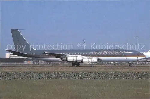 Flugzeuge Zivil Boeing 707 384C Royal Giordanian JY AEC  Kat. Flug