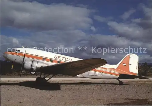 Flugzeuge Zivil Setco DC 3 HR AJY c n 6068  Kat. Flug