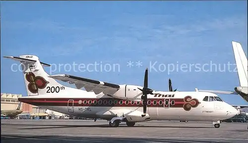 Flugzeuge Zivil Thai ATR 42 200 HS TRL  Kat. Flug