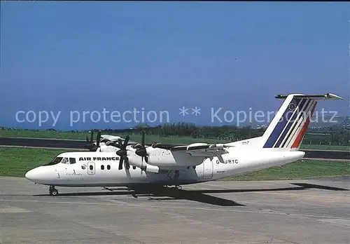 Flugzeuge Zivil Air France Brymon De Havilland Dash 7 G BRYC  Kat. Flug