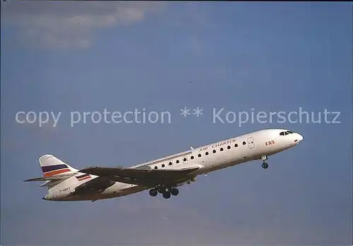 Flugzeuge Zivil Air Charter EAS Super Caravelle 10 B3 F GDFY  Kat. Flug