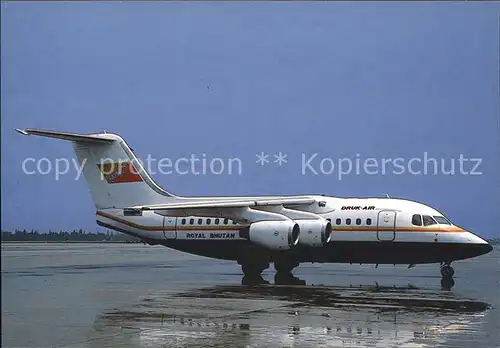 Flugzeuge Zivil Druk Air BAe 146 100 Kat. Flug