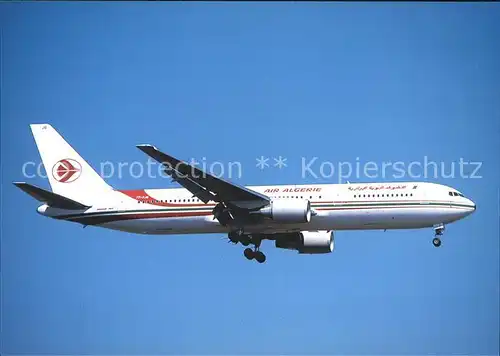 Flugzeuge Zivil Air Algerie Boeing 767 3D6 ER 7T VJG cn 24766 Kat. Flug