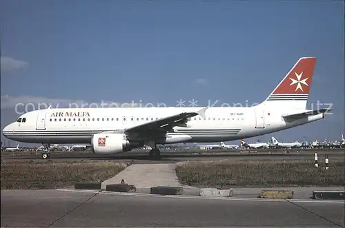 Flugzeuge Zivil Air Malta 9H ABP Airbus A.320 211 c n 0112 Kat. Flug