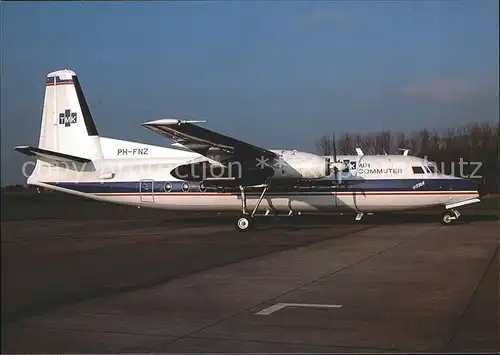 Flugzeuge Zivil TMK Air Commuter Fokker F27 Mk600 c n 10401 PH FNZ Kat. Flug