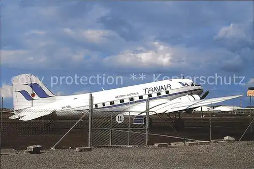 Flugzeuge Zivil Travair Western Australia DC 3C VH SBL ex. P2 ANR cn 12056 mfd 1943 Kat. Flug