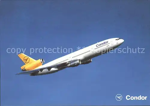 Flugzeuge Zivil Condor DC 10 30  Kat. Flug