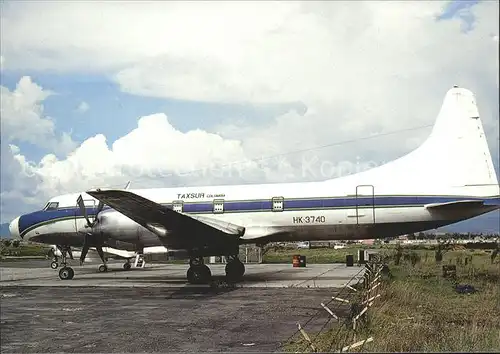 Flugzeuge Zivil Taxsur Colombia Convair 580 HK 3740  Kat. Flug