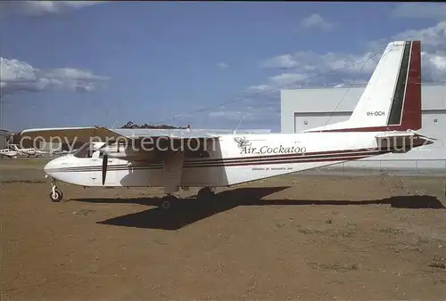 Flugzeuge Zivil Monarch Air BN 2A 21 Islander VH OCH cn 660 mfd. 1971 Kat. Flug