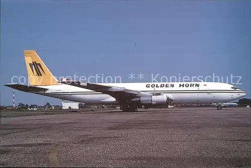 Flugzeuge Zivil TC GHA Boeing 707 Golden Horn  Kat. Flug