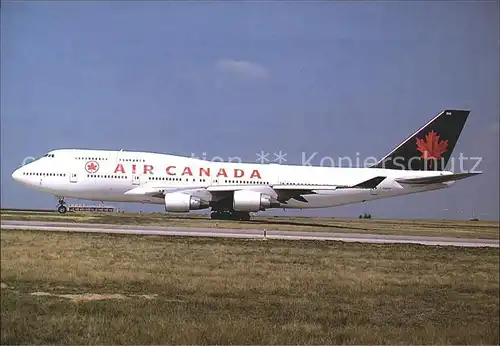 Flugzeuge Zivil Air Canada Boeing 747.433 C GAGM  Kat. Flug