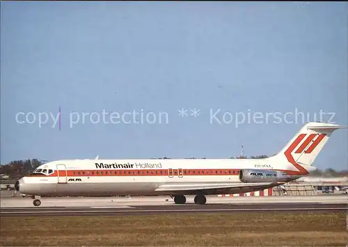 Flugzeuge Zivil DC 9 Martinair PH MAX  Kat. Flug