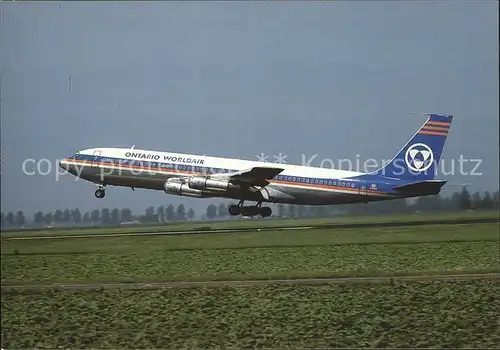 Flugzeuge Zivil C GRYN Boeing 707 338C Ontario Worldair C N 19623 Kat. Flug