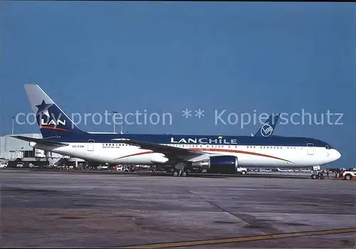 Flugzeuge Zivil Lan Chile Boeing 767 316 ER CC CZW c n 29227 Kat. Flug