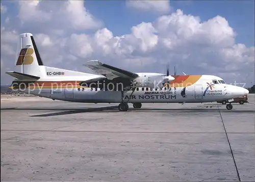 Flugzeuge Zivil Iberia Regional Fokker 50 EC GHB c n 20257 Kat. Flug