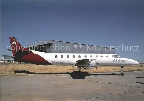 Flugzeuge Zivil Airlink Fairchild Swearingen Metro II ZS LAA c n TC 3 92  Kat. Flug