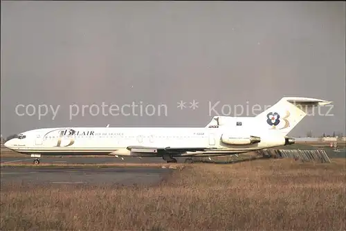 Flugzeuge Zivil Belair Ile de France B 727 2H3 Advanced F GGGR c n 20822 Kat. Flug