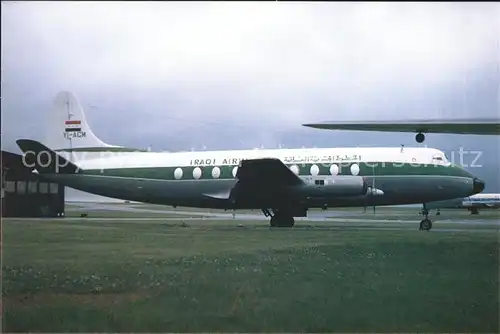 Flugzeuge Zivil Iraqi Airways Viscount 735 YI ACM C N 69 Kat. Flug