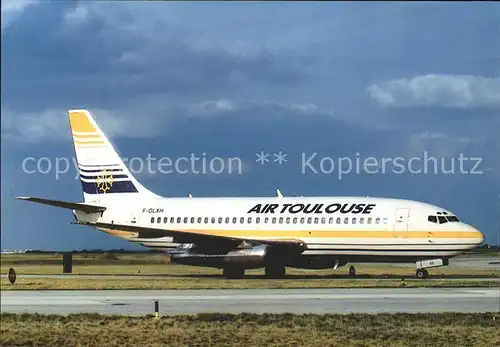 Flugzeuge Zivil Air Toulouse Boeing 737.200 F GLXH Kat. Flug