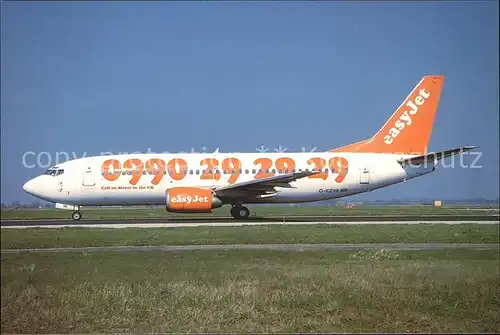 Flugzeuge Zivil EasyJet Boeing 737 3Y0 G EZYA  Kat. Flug