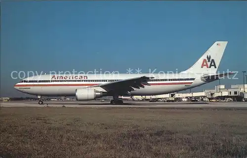 Flugzeuge Zivil American Airbus A300B4 605R AL044 N80057 S N 465 Kat. Flug