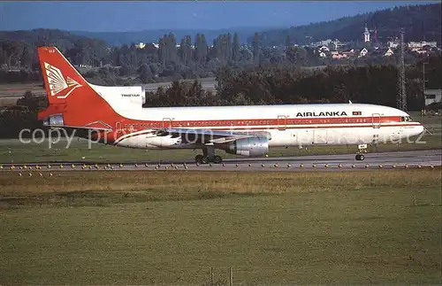 Flugzeuge Zivil Lockheed L 1011 385 1 TriStar 50 4R ULE (cn 193P 1062) Airlanka City of Ratnapura Kat. Flug