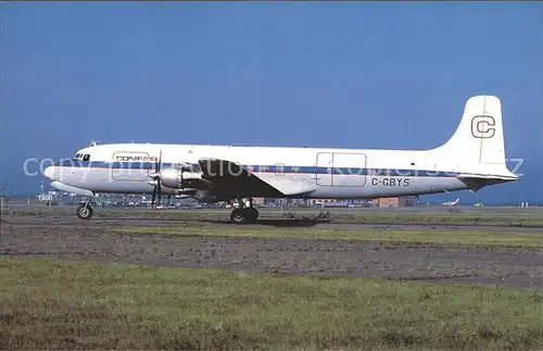 Flugzeuge Zivil MDC Douglas DC 6A (C 118A) C GBYQ (cn 44658 7 fn 625 Conifair Aviation Kat. Flug