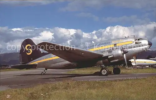 Flugzeuge Zivil Curtiss C 46D 20 CU Commando HK 3205 (cn22275) Lineas Aereas Surfamericanas Colombia Kat. Flug