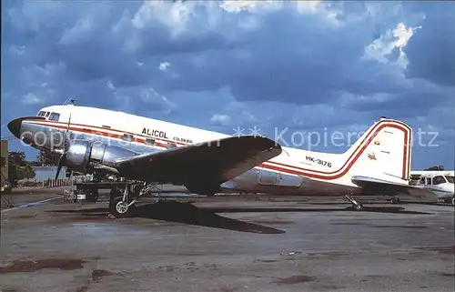 Flugzeuge Zivil MDC Douglas DC 3C (C 47A DL) HK 3176 (cn 19606) Alicol Colombia Kat. Flug