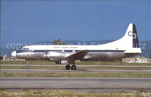 Flugzeuge Zivil Convair 580 (F) (SCD) HP 1222CTH (cn 466) Panama Cargo Three Kat. Flug