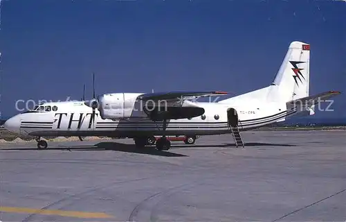 Flugzeuge Zivil THT Turk Hava Tiasmaciligi TC FPB Antono 24RV c n 10710 Kat. Flug