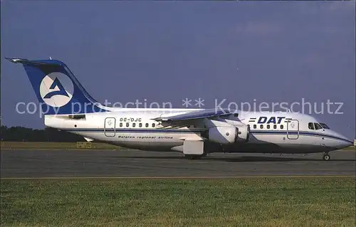 Flugzeuge Zivil DAT Belgian Regional Airlines BAe 146 200 OO DJC c n 2069 Kat. Flug