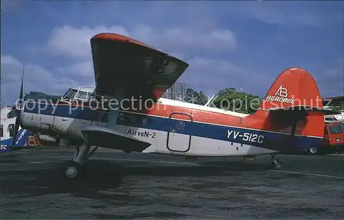 Flugzeuge Zivil Aerobol Antonov AN 2 PZL YV 512C c n ? Kat. Flug