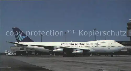 Flugzeuge Zivil Garuda Indonesia Boeing 747 2U3B PK GSC  Kat. Flug