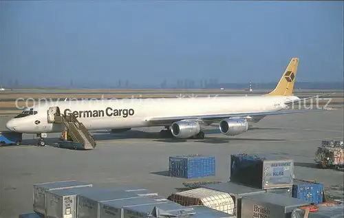 Flugzeuge Zivil German Cargo McDonnell Douglas DC 8 73 D ADUA Kat. Flug