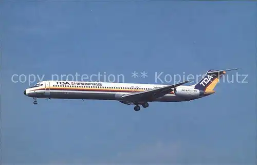 Flugzeuge Zivil Toa Domestic Airways McDonnell Douglas MD 81 JA8469 Kat. Flug