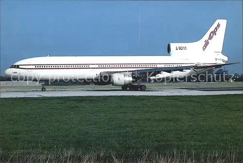 Flugzeuge Zivil Air Ops of Europe L1011 385 1 TriStar 50 SE DPM c n 1145 Kat. Flug