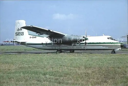 Flugzeuge Zivil South East Air HP Herald G CEAS cn 186 Kat. Flug