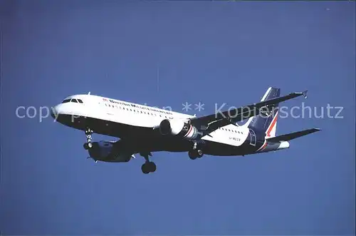 Flugzeuge Zivil British Mediterranean A320 G MEDA  Kat. Flug