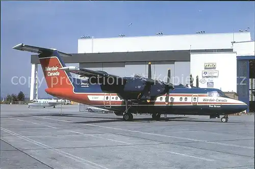 Flugzeuge Zivil Wardair Canada De Havilland Dash 7C C GXVF C N 7 Kat. Flug