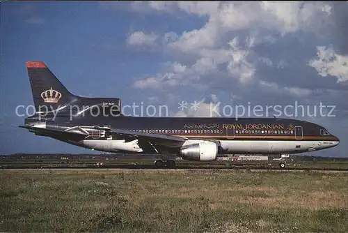 Flugzeuge Zivil Royal Jordanian Lockheed L1011 500 JY AGE Kat. Flug