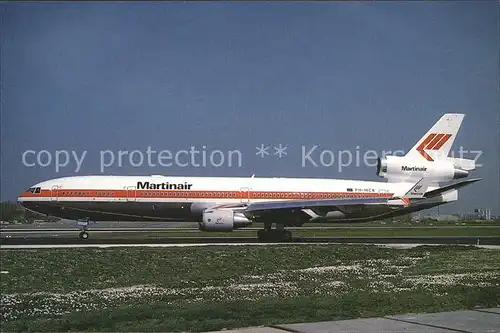 Flugzeuge Zivil Martinair McDonnell Douglas MD11 PH MCR Kat. Flug