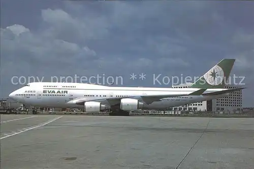 Flugzeuge Zivil Eva Air B747 N403EV  Kat. Flug