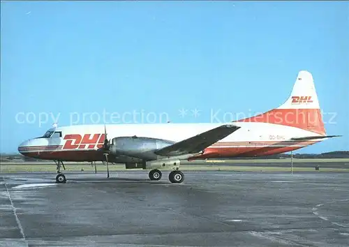 Flugzeuge Zivil DHL Convair 580 F SCD OO cn 459 Kat. Flug