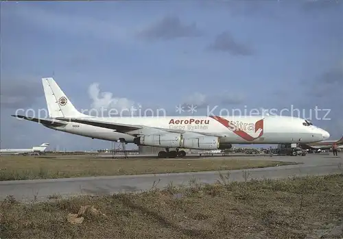 Flugzeuge Zivil Aero Peru Sitra Peru DC8 54F 45677 N43UA  Kat. Flug