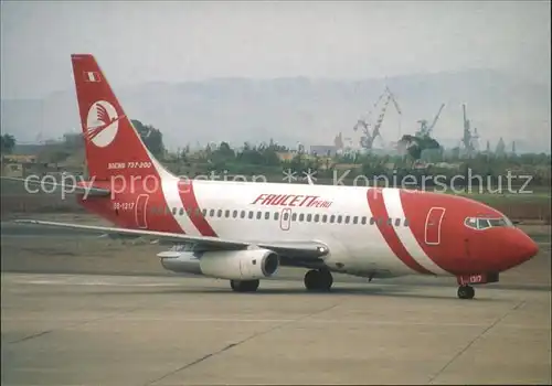 Flugzeuge Zivil Faucett Peru Boeing 737 200 OB 1317 Kat. Flug