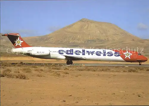 Flugzeuge Zivil Edelweiss Air McDDouglas MD 83 HB IKP c n 49629 1583 Kat. Flug
